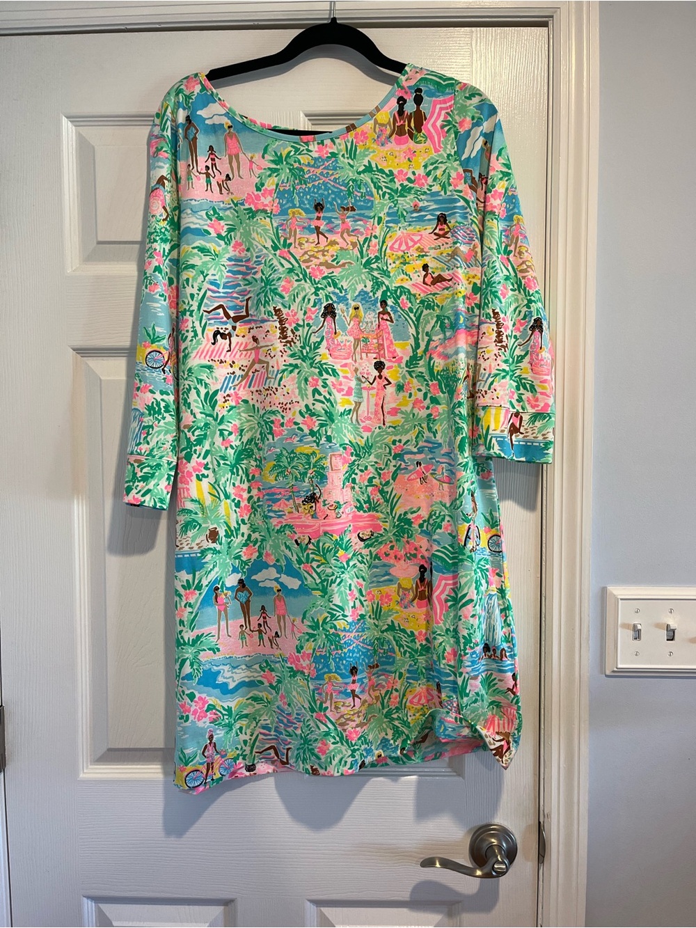 Lilly Pulitzer Marlowe dress (Let’s Get Together” print. NWT, Size XL